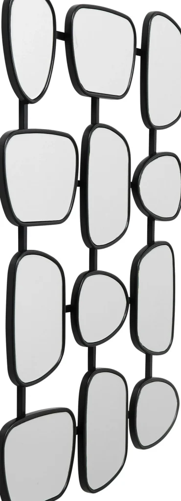 Specchio da parete Nastro nero 80x114cm - KARE