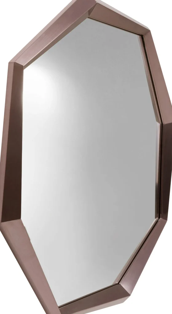 Specchio da parete Ottagonale Rosa 120x120 cm - KARE