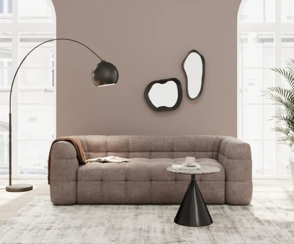 Specchio da parete Wisp nero 40x34cm - KARE