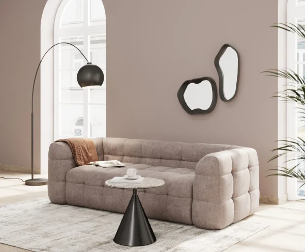 Specchio da parete Wisp nero 40x34cm - KARE
