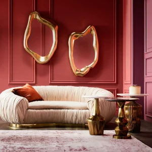 Specchio Hologram oro 68x117 cm - KARE