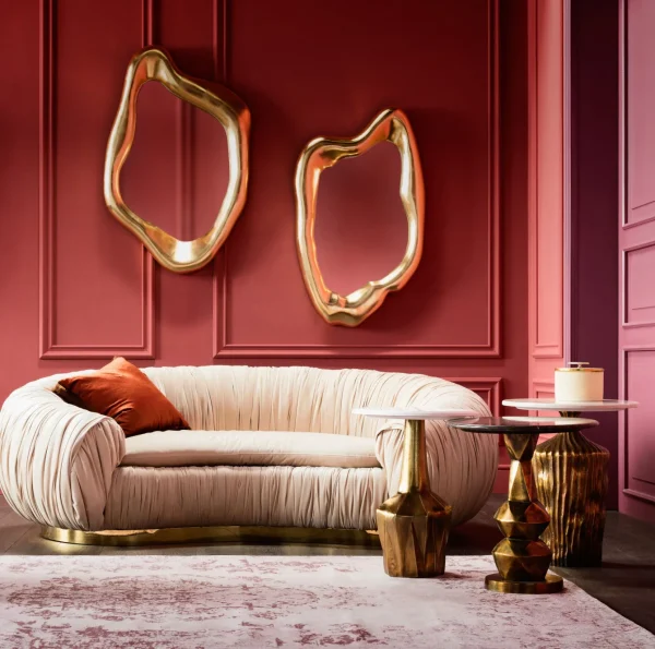 Specchio Hologram oro 68x117 cm - KARE