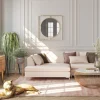 Specchio Standford frame Round Gold Ø90 cm - KARE