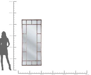 SPECCHIO WINDOW IRON 200X90CM - KARE