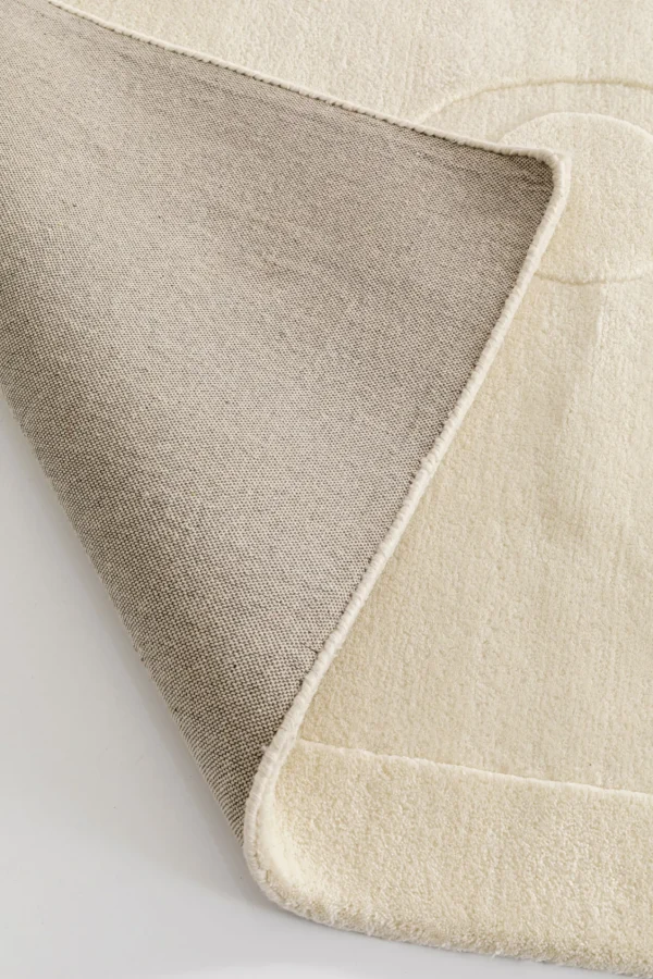 Tappeto 100% lana "Conor Off" color bianco 170x240cm - KARE