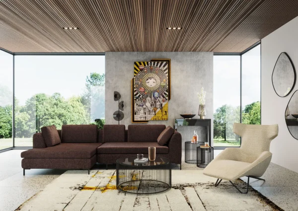 TAPPETO ABSTRACT GREY LINE 200X300CM - KARE