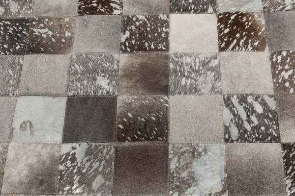 Tappeto Cosmo in pelle grigio 170x240 cm - KARE