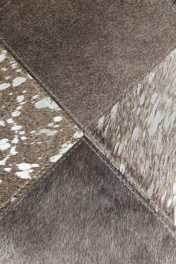 Tappeto Cosmo in pelle grigio 170x240 cm - KARE