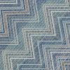 Tappeto da esterno Zigzag Blu 230x330cm - KARE