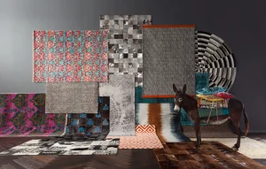 Tappeto Kelim Pop grigio 170x240 cm - KARE