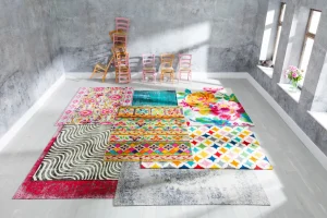 Tappeto Kelim Pop grigio 170x240 cm - KARE