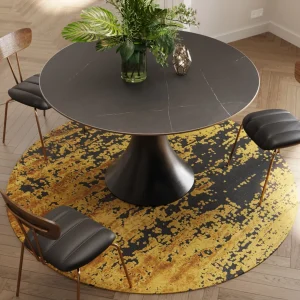 Tappeto Silja giallo Ø200cm - KARE