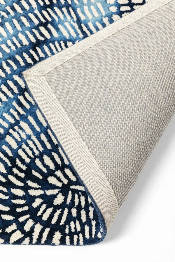 Tappeto Stamp blu 170x240cm - KARE