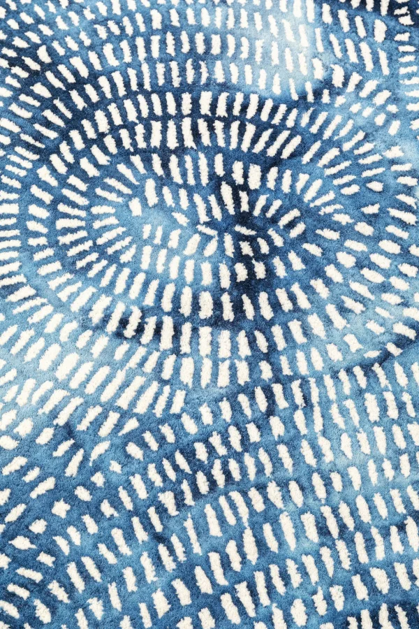 Tappeto Stamp blu 170x240cm - KARE
