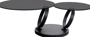 Tavolino Beverly Fumo Nero 132x80cm - KARE
