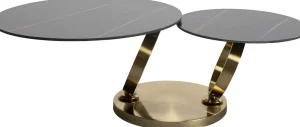 Tavolino Beverly Gold 132x80cm - KARE