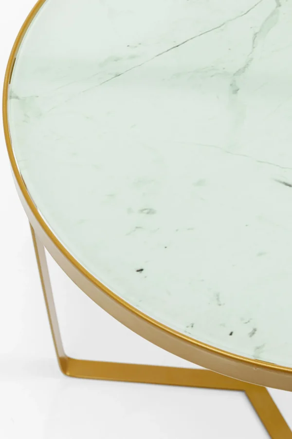 Tavolino d appoggio Marble oro Ø45 - KARE