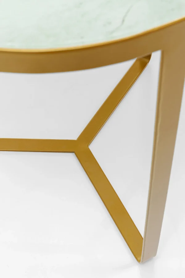 Tavolino d appoggio Marble oro Ø45 - KARE