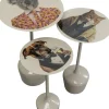 Tavolino da caffé Business Animal (3/Set) - KARE
