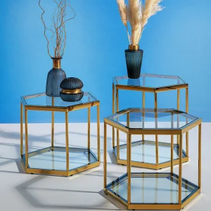 Tavolino Da Caffè Comb Oro 45cm - KARE