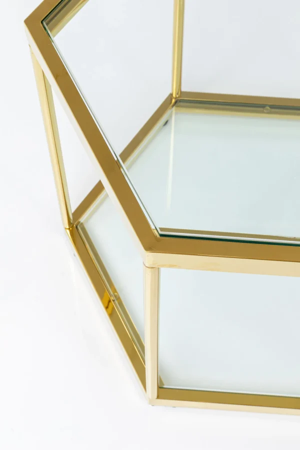Tavolino Da Caffè Comb Oro 45cm - KARE