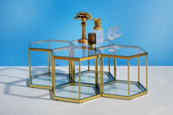 Tavolino Da Caffè Comb Oro 45cm - KARE