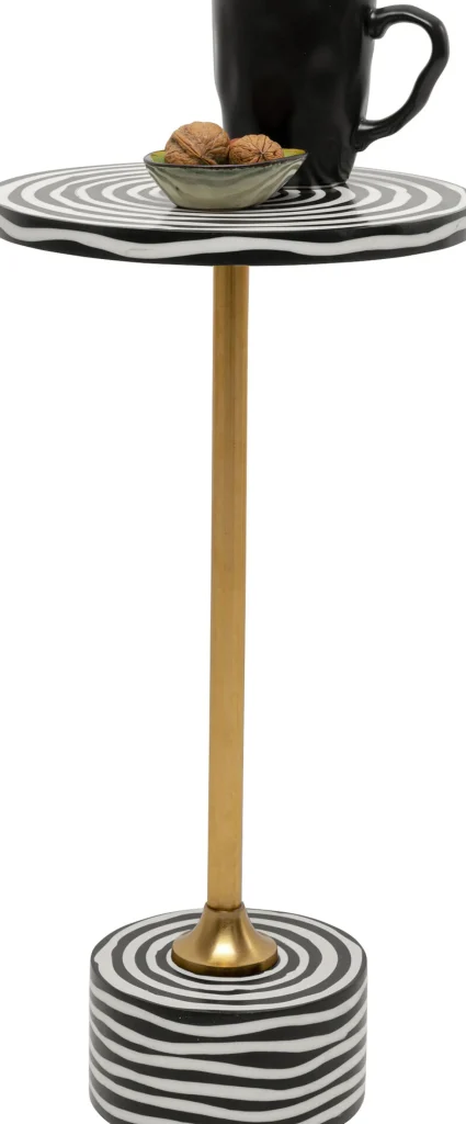 Tavolino da caffè Domero Swirl Ø25cm - KARE