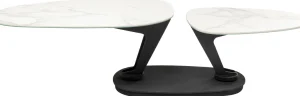 Tavolino da caffè Franklin bianco 150x58cm - KARE