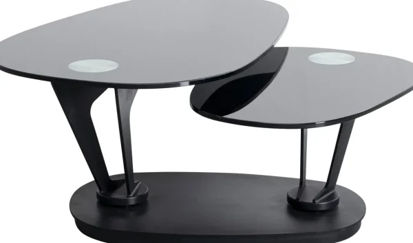 Tavolino da caffè Franklin nero 150x58cm - KARE