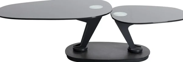 Tavolino da caffè Franklin nero 150x58cm - KARE
