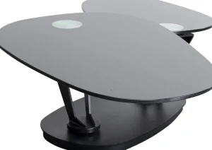 Tavolino da caffè Franklin nero 150x58cm - KARE