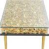 Tavolino da caffè Gold Flowers 120x60 cm - KARE