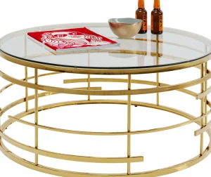 TAVOLINO DA CAFFÉ JUPITER ORO Ø100CM - KARE