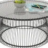 Tavolino da caffè Lisboa nero Ø86cm - KARE