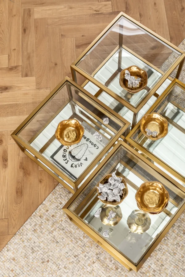 Tavolino Da Caffè Luigi Oro (4/Set) - KARE