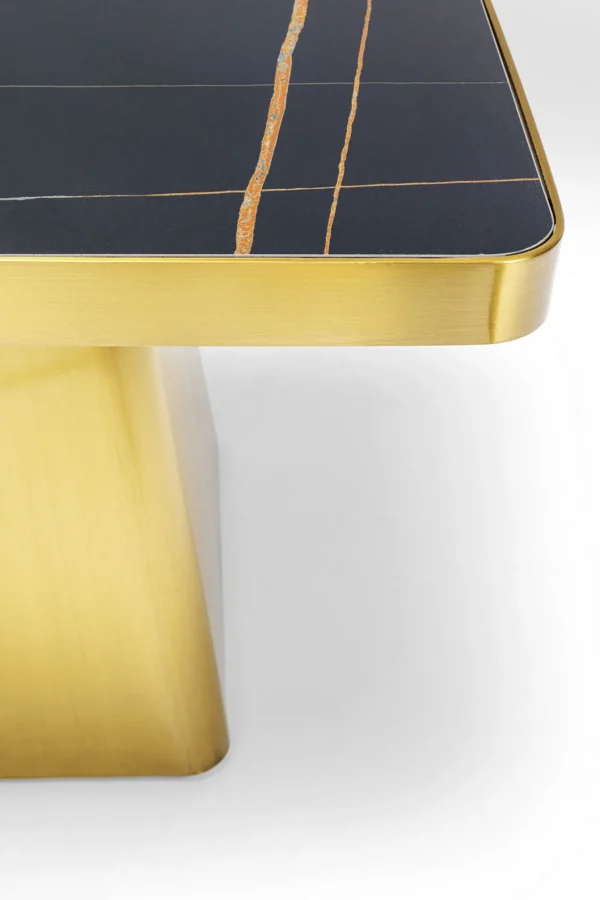 Tavolino da caffè Miler oro 80x80cm - KARE