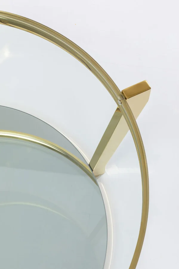 TAVOLINO DA CAFFÈ MONOCOLO ORO Ø90 - KARE