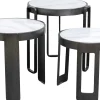 Tavolino da caffè Perelli nero (3/Set) - KARE
