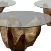 TAVOLINO DA CAFFÈ ROOTS Ø100CM - KARE
