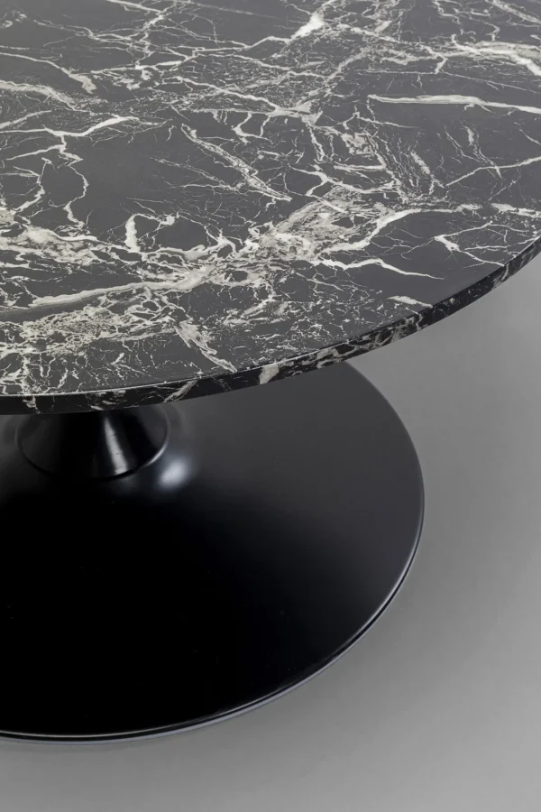 Tavolino da caffé Schickeria Marmo Nero Ø80cm - KARE
