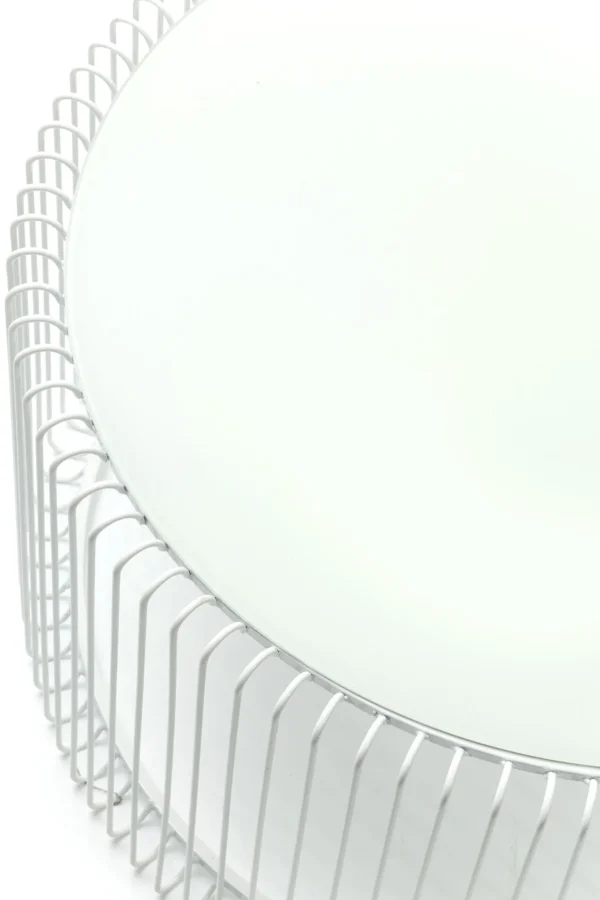TAVOLINO DA CAFFÈ WIRE BIANCO (2/SET) - KARE