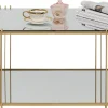 Tavolino da caffé Wire Double Ottone 120x60cm - KARE