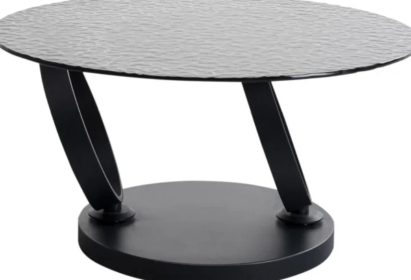 Tavolino da caffe Beverly Bubble nero 133x80cm - KARE