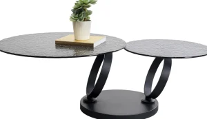 Tavolino da caffe Beverly Bubble nero 133x80cm - KARE
