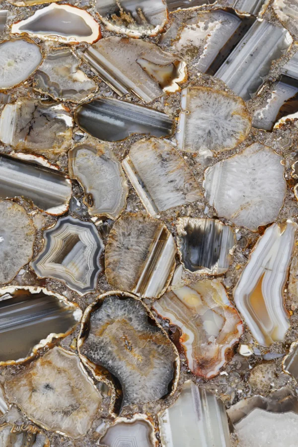 Tavolino d'appoggio Agate Cut Ø46cm - KARE