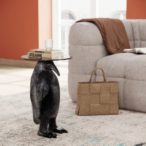 Tavolino d'appoggio Animal Ms Penguin Ø32cm - KARE
