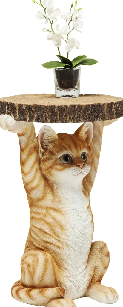 Tavolino D'appoggio Animal Ms Cat Ø33cm - KARE