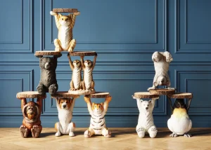 Tavolino D'appoggio Animal Bear Ø33cm - KARE