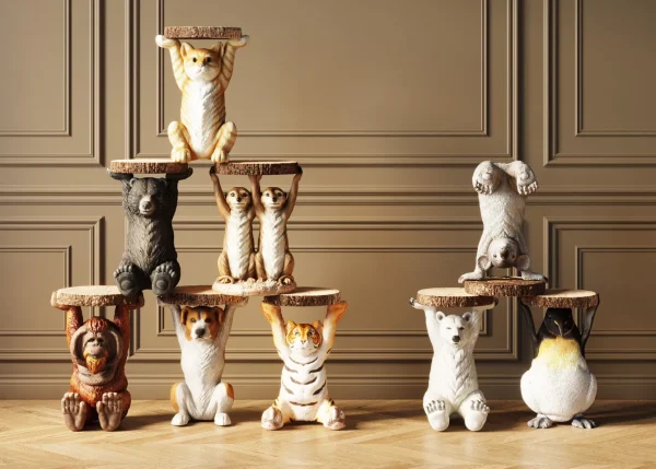 Tavolino D'appoggio Animal Ms Cat Ø33cm - KARE