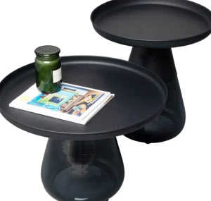 Tavolino d'appoggio Bottiglia Smoke Ø 50cm - KARE